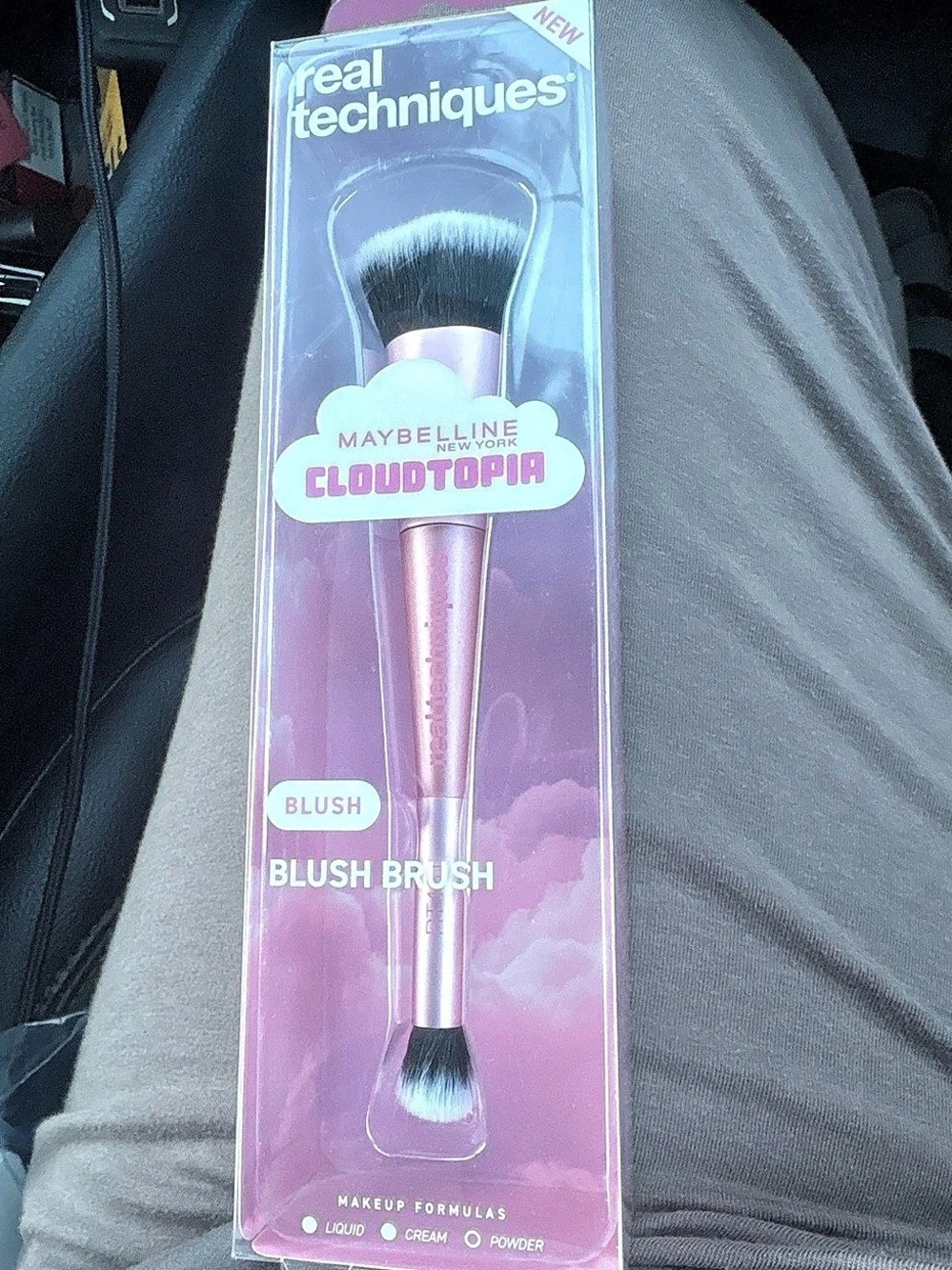 Real Techniques Cloudtupia Blush Brush Pink Blush Brush NWT